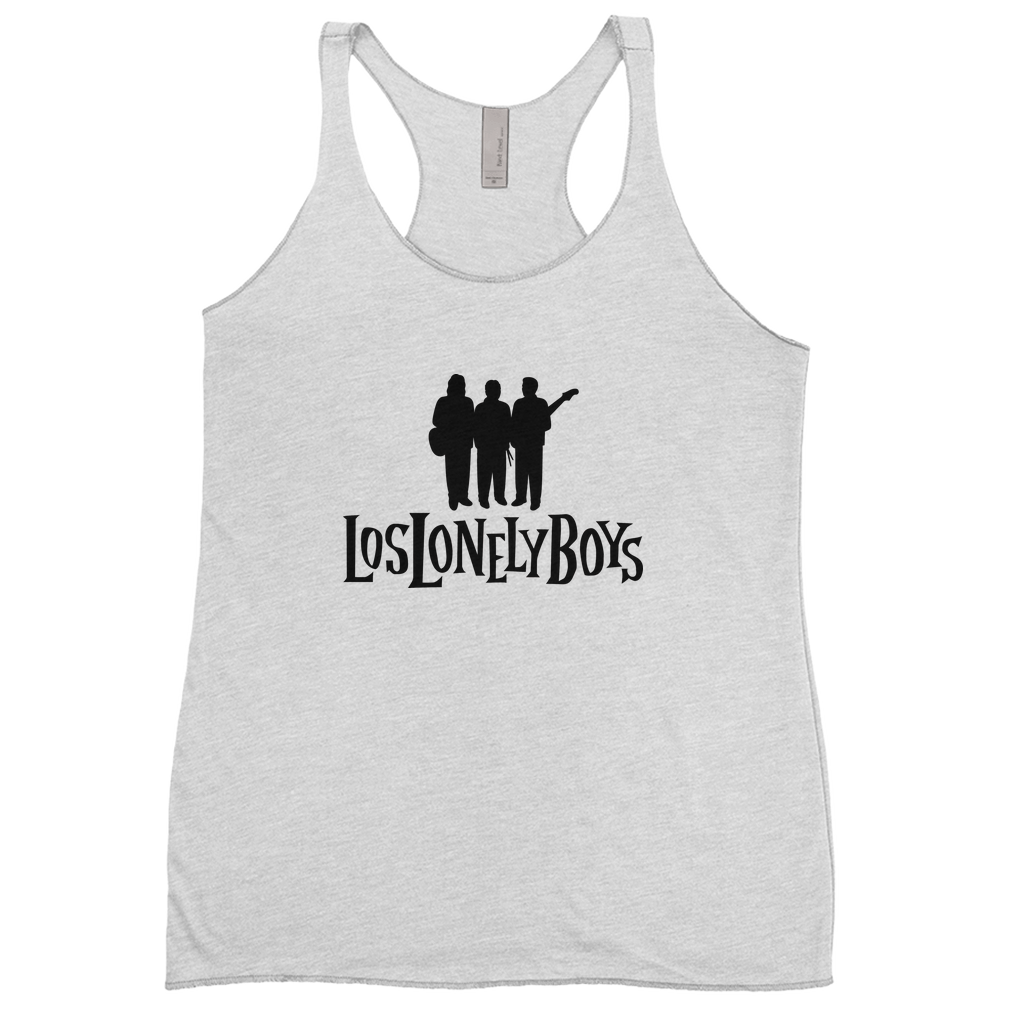 Black Text Cutout Women's Tank