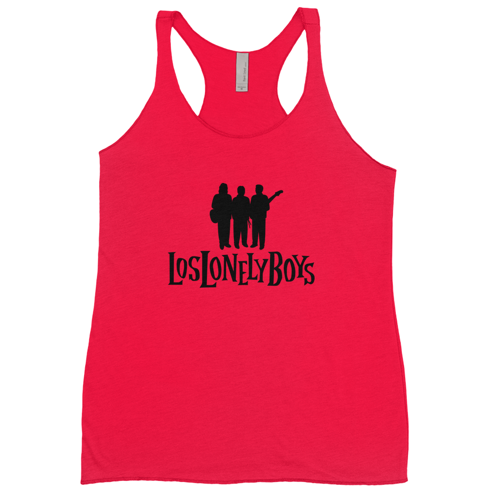 Black Text Cutout Women's Tank