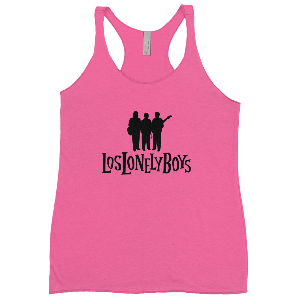 Black Text Cutout Women's Tank